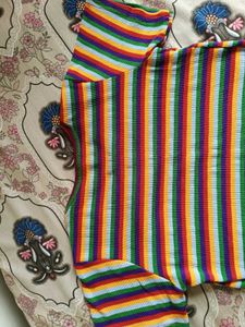 Rainbow Striped Tee