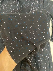 Black Printed Dress