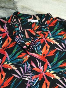 Tropical Print Dress
