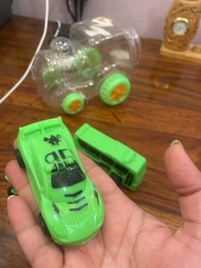 Toy Vehicles Set Of Two And One Puzzle