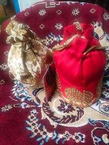 Begamjaan Designer Potli Bag ComboOffer/N With Tag