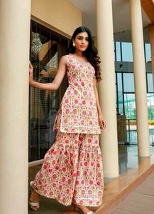 Women Kurta Sharara Set