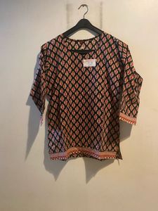 Vintage Print Top