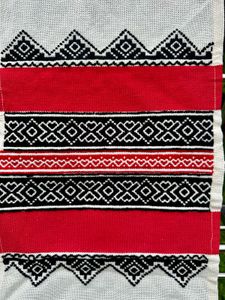 Handwoven Toda Embroidery Tribal Shawl