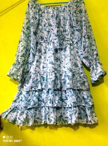 Floral Ruffle Mini Dress