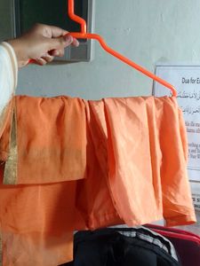 Orange Pakistani Embroidery Suit