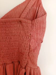 Brand New Peach Strap Dress