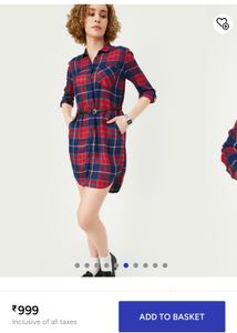 Plaid Shirt Dress