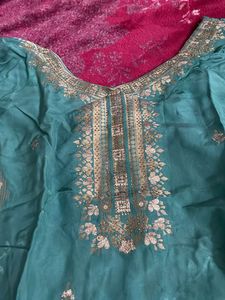 Elegant Teal Kurta Set