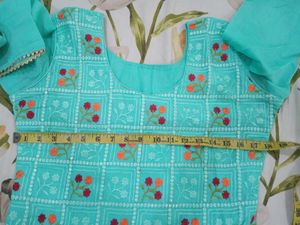 Elegant partywear Kurta Set with bandhini dupatta