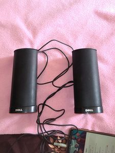DELL AX210 USB 2.0 Portable Laptop/Desktop Speaker (Black 2.0 Channel)