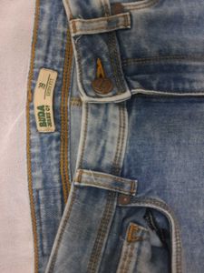 Light Wash Denim Jeans Skinny Fit