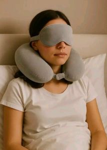 Silver Travel Neck Pillow