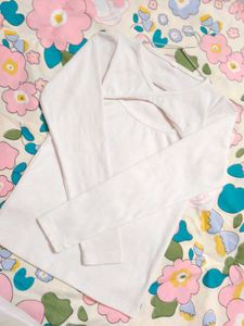 Criss-Cross Cut-Out Ribbed Knit Top