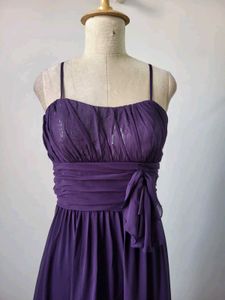 Elegant Purple Maxi Dress