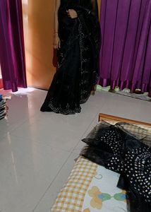 I Am Selling Orgenja Mirror Work Saree