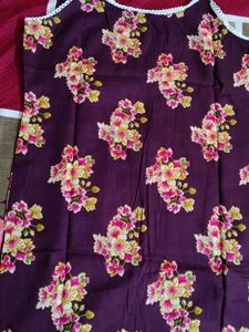 Floral Print Night DressThis Is Cotton
