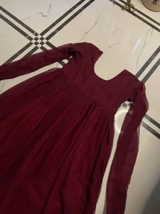 Outfit From Scratch Anarkali With Jhumka Nd Dupatt