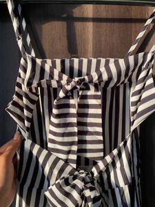 Striped Patterned Back Dress ❤️