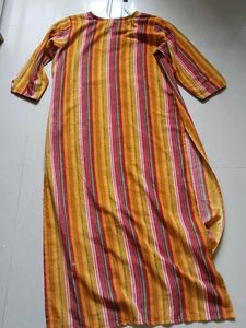 Striped Button-Down Dress
