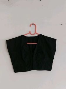 Black Sleeveless Blouse