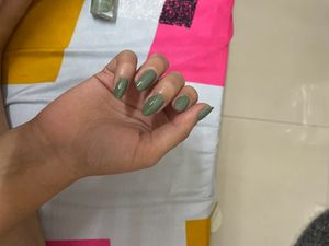 Green Nail Paint Miniso- Used Once