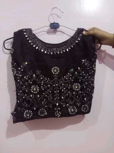 Embellished Blouse and lehnga