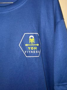 FITNESS BLUE TSHIRT HIGH QUALITY