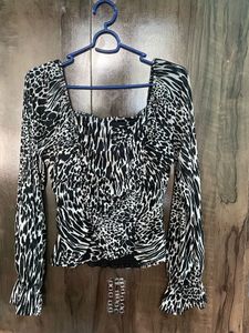 Zebra Print Top