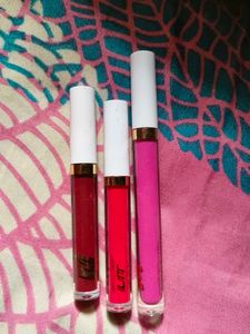 Buy 3 Liquid Matte Lipstick Combo