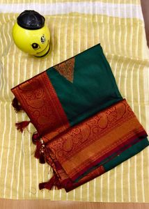 Green Kanjivaram Silk Saree