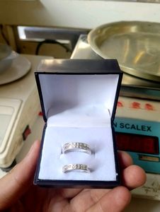 Couple Ring Pure Silver