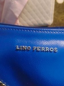 Lino Perros Blue Shoulder Bag