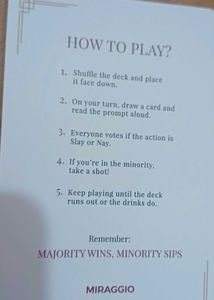 Slay and Nay playing cards