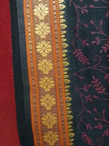 Black Printed Saree