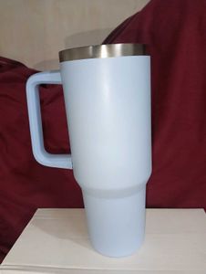 Light Blue Tumbler with Handle
