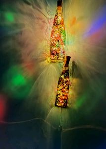 Decorated Glass Bottle