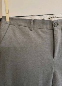 Gray Casual Trousers
