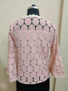Blush Pink Lace Top