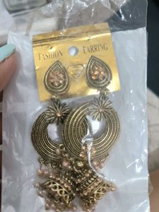 Long Golden Earrings