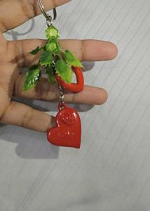 Keychain with 2 packet soaps