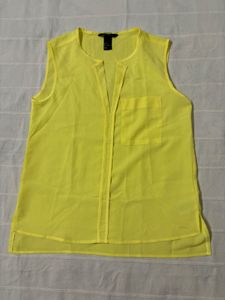 🆕H&amp;M Lemon Yellow Women Top