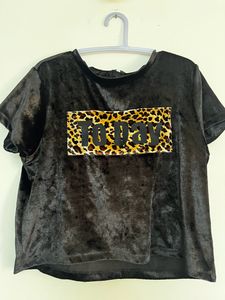 Black Velvet Top