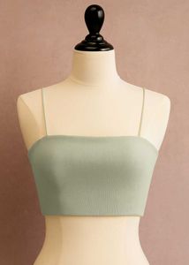 🇳🇿💫♥️Pista green Ribbed Crop Top