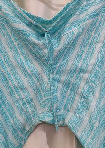Blue Cotton Blend Salwar/Kurta Pant Dupatta Set
