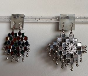 Statement Indo-Western Earrings - Set of 2 Pairs