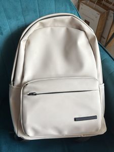 Zara Stylish Cream Backpack