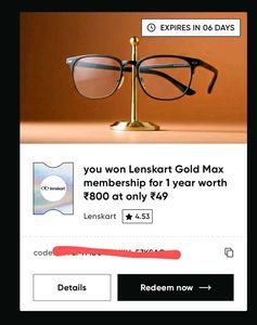 LENSKART Membership @49, Maxima, Myntra, InstaMart