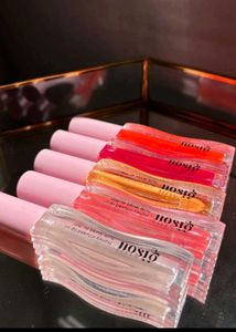 Combo Of Gisou Lip Gloss With So Many Free Gifts.