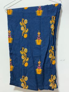 Mustard Kurta With Plaza Set